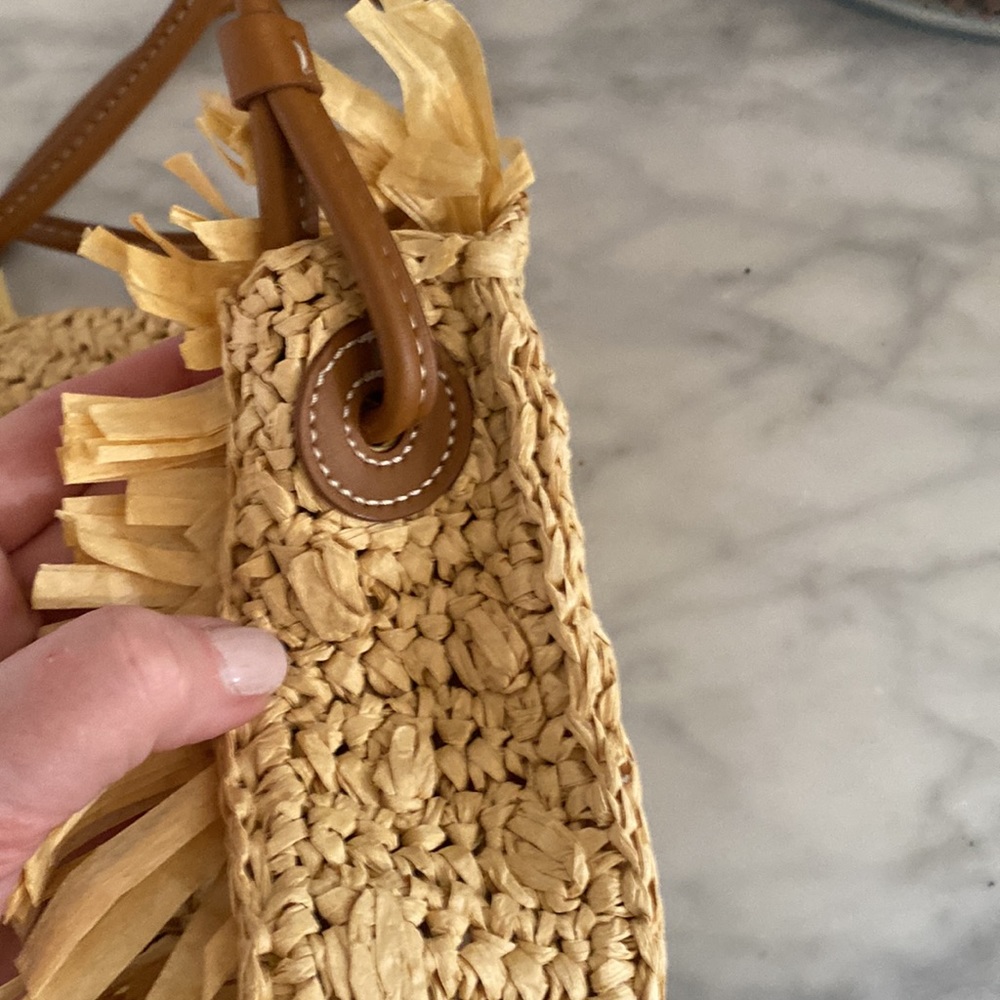Jcrew mini straw crossbody - Picture 3 of 4